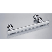 Adjustable Double Sliding Door Glass Shower Screen in Chrome - Style 2