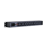 CyberPower-1U Basic PDU (PDU20BHVIEC12Ra) 16Amp input/output - 12x IEC-320 (2-C19 & 10-C13) out - IEC 320 C20 in - 2 Years Advanced Replacement WTY