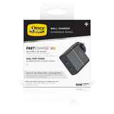 OtterBox USB-C Dual Port Wall Charger - 50W Fast Charge