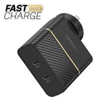 OtterBox USB-C Dual Port Wall Charger - 50W Fast Charge
