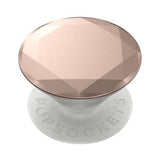 PopGrip Premium (Gen 2) - Rose Gold Metallic Diamond