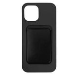 Cleanskin Silicon Case with Magnetic Card Holder - For iPhone 13 Pro Max (6.7") - Black