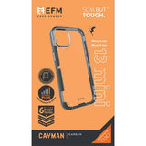 EFM Cayman Case Armour with D3O 5G Signal Plus - For iPhone 13 mini (5.4") - Carbon