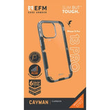 EFM Cayman Case Armour with D3O 5G Signal Plus - For iPhone 13 Pro (6.1" Pro) - Carbon