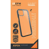 EFM Aspen Case Armour with D3O 5G Signal Plus - For iPhone 13 (6.1") - Slate Clear
