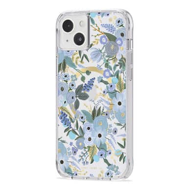Case-Mate Rifle Paper Case - MagSafe - For iPhone 14 Plus (6.7") - Garden Party Blue