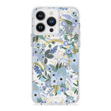 Case-Mate Rifle Paper Case - MagSafe - For iPhone 14 Pro Max (6.7") - Garden Party Blue