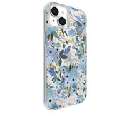 Case-Mate Rifle Paper MagSafe Case - For iPhone 15 Plus - Garden Party Blue