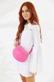 Vegan PU Leather Florida Crossbody - Bubblegum