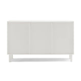 Kailua 3 Door Rattan Sideboard in White