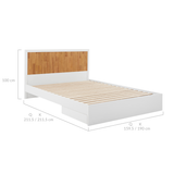 Tracey Column Bed Frame with Storage