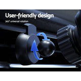 Devanti Wireless Car Charger Fast Charging Car Mount Vent Suction cup