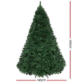 Jingle Jollys Christmas Tree 2.1M Xmas Tree with 2800 LED Lights Multi Colour