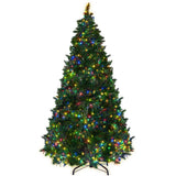 Jingle Jollys Christmas Tree 2.4M Green With 1488 LED Lights Multi Colour