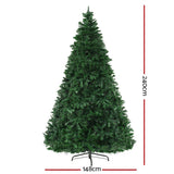 Jingle Jollys Christmas Tree 2.4M Green With 1488 LED Lights Multi Colour