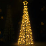 Jingle Jollys Solar Christmas Tree 3.6M LED Xmas Tree 8 Light Modes