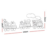 Jingle Jollys Christmas Lights Motif LED Rope Light Train Xmas Decor