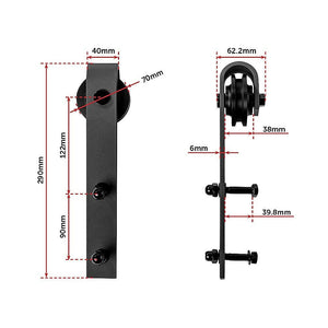 Darrahopens.com.au-1.8m Sliding Barn Door Hardware