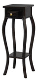 Darrahopens.com.au-1 Drawer Cabriol Leg Plant Stand (Chocolate)