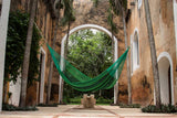 Mayan Legacy King Size Cotton Mexican Hammock in Jardin Colour