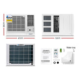 darrahopens Appliances > Air Conditioners Devanti 1.6kW Window Air Conditioner