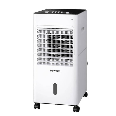 darrahopens Appliances > Air Conditioners Devanti Evaporative Air Cooler Conditioner Portable 6L Cooling Fan Humidifier
