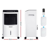 darrahopens Appliances > Air Conditioners Devanti Evaporative Air Cooler Conditioner Portable 8L Cooling Fan Humidifier