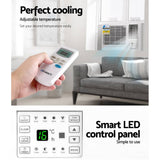 darrahopens Appliances > Air Conditioners Devanti Window Air Conditioner Portable 2.7kW Wall Cooler Fan Cooling Only