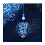 Darrahopens Appliances > Air Conditioners Essential Oil Aroma Diffuser - Mirror 3D Fireworks Aromatherpay Mist Humidifier