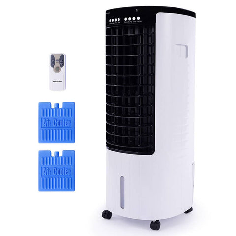 Darrahopens Appliances > Air Conditioners POLYCOOL 12L Portable Evaporative Air Cooler 24 Hour Timer 4 in 1 Cooling Fan