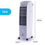 Darrahopens Appliances > Air Conditioners POLYCOOL 8L Portable Evaporative Air Cooler 24 Hour Timer 4 in 1 Cooling Fan, Grey and White