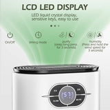 Darrahopens Appliances > Appliances Others 1200ML Mini Dehumidifier LED Display Air Dryer Moisture Absorber Machine