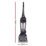 Darrahopens Appliances > Appliances Others Devanti Carpet Washer Handheld Vacuum Cleaner Sweeper Wet Twin Water Tank 800W