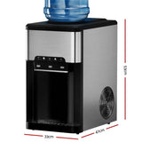 Darrahopens Appliances > Appliances Others Devanti Ice Maker Machine 3 in Ice Cube Tray Water Dispenser Bar Countertop 20kg