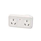 darrahopens Appliances > Appliances Others Sansai Right Hand Surge Protected Adaptor Double
