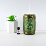 darrahopens Appliances > Aroma Diffusers & Humidifiers activiva 100ml Metal Essential Oil and Aroma Diffuser-Vintage Gold