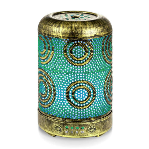 darrahopens Appliances > Aroma Diffusers & Humidifiers activiva 100ml Metal Essential Oil and Aroma Diffuser-Vintage Gold