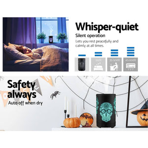 darrahopens Appliances > Aroma Diffusers & Humidifiers Devanti 100ml Aroma Diffuser Halloween Style