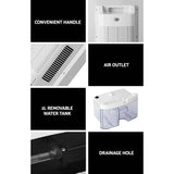 Darrahopens Appliances > Aroma Diffusers & Humidifiers Devanti 2000ml Portable Dehumidifier Air Dryer Purifier Home Moisture Absorber