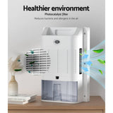 Darrahopens Appliances > Aroma Diffusers & Humidifiers Devanti 2000ml Portable Dehumidifier Air Dryer Purifier Home Moisture Absorber