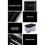 Darrahopens Appliances > Aroma Diffusers & Humidifiers Devanti 2L Portable Dehumidifier Air Purify Dryer Home Office Moisture Absorber