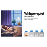 darrahopens Appliances > Aroma Diffusers & Humidifiers Devanti 300ml 4 in 1 Aroma Diffuser - Light Wood