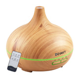 darrahopens Appliances > Aroma Diffusers & Humidifiers Devanti 300ml 4 in 1 Aroma Diffuser - Light Wood