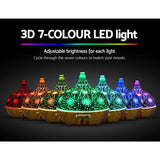 darrahopens Appliances > Aroma Diffusers & Humidifiers DEVANTI Aroma Aromatherapy Diffuser 3D LED Night Light Firework Air Humidifier Purifier 400ml Remote Control
