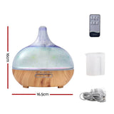 darrahopens Appliances > Aroma Diffusers & Humidifiers DEVANTI Aroma Aromatherapy Diffuser 3D LED Night Light Firework Air Humidifier Purifier 400ml Remote Control