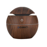 Darrahopens Appliances > Aroma Diffusers & Humidifiers Devanti Aroma Diffuser Aromatherapy Essential Oils Air Humidifier LED 130ML