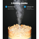 Darrahopens Appliances > Aroma Diffusers & Humidifiers Devanti Aroma Diffuser Aromatherapy Essential Oils Air Humidifier LED Crystal