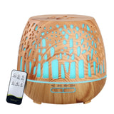darrahopens Appliances > Aroma Diffusers & Humidifiers Devanti Aroma Diffuser Aromatherapy Humidifier Essential Oil Ultrasonic Cool Mist Wood Grain Remote Control 400ml