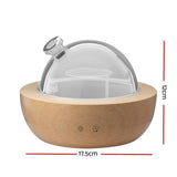 Darrahopens Appliances > Aroma Diffusers & Humidifiers Devanti Aroma Diffuser Aromatherapy Humidifier Purifier Essential Oil LED Glass