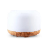 darrahopens Appliances > Aroma Diffusers & Humidifiers DEVANTI Aroma Diffuser Aromatherapy LED Night Light Air Humidifier Purifier Light Wood Grain 500ml